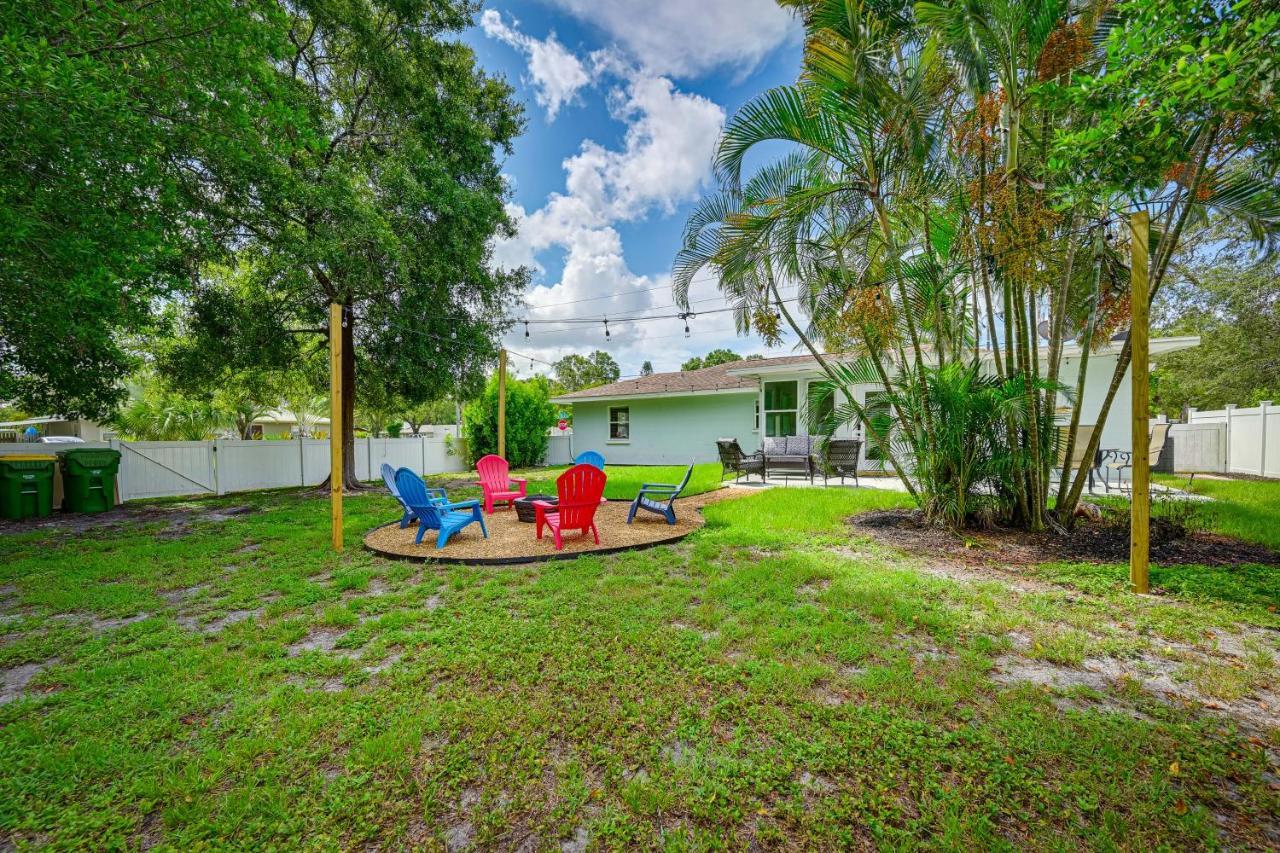 Sunny Sarasota Home With Private Yard And Fire Pit! Exteriér fotografie